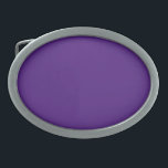 Boucle De Ceinture Ovale Bleu-violet (roue de couleur) (couleur solide)<br><div class="desc">Bleu-violet (roue de couleur) (couleur solide)</div>