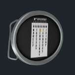 Boucle De Ceinture Ovale Calendrier des programmeurs<br><div class="desc">Voici la ligne de produits "Weekday Wit", avec un calendrier intelligent qui apporte une touche humoristique à la mouture hebdomadaire. Cette lecture ludique du calendrier classique met en évidence l'acronyme "WTF" - mais dans ce contexte, il s'agit de ces jours centraux : mercredi, jeudi et vendredi, qui nous mènent au...</div>