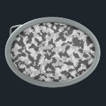 Boucle De Ceinture Ovale camouflage<br><div class="desc">impression de camouflage</div>