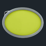 Boucle De Ceinture Ovale Citron amer (couleur solide)<br><div class="desc">Citron amer (couleur solide)</div>