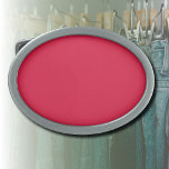 Boucle De Ceinture Ovale Couleur solide Crimson | Classique | Élégant | ten<br><div class="desc">Couleur solide Crimson | Classique | Élégant | tendance | Style</div>