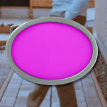 Boucle De Ceinture Ovale Couleur solide Magenta néon | Classique<br><div class="desc">Neon Magenta - Voici l'allure intemporelle du Design de Couleur Solide : un mélange captivant de forme classique et de simplicité élégante. Ce design est une célébration de la puissance et de la beauté que l'on retrouve dans une teinte unique et frappante. Élégant, le design de couleurs massives embrasse l'essence...</div>