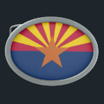 Boucle De Ceinture Ovale Drapeau de l'Arizona, Américain L'État du cuivre<br><div class="desc">Le drapeau de l'Arizona, Arizona, un état du sud-ouest, abrite des merveilles naturelles comme le Grand Canyon, le fleuve Colorado, le parc national du Saguaro et le désert de Sonoran. Les surnoms de l'Arizona sont The Copper State et Grand Canyon State. Cette oeuvre n'est pas admissible au droit d'auteur et,...</div>