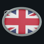 Boucle De Ceinture Ovale Drapeau du Royaume-Uni<br><div class="desc">Le drapeau national du Royaume-Uni est l'Union Jack, également connu sous le nom de drapeau de l'Union. Le drapeau se compose de la croix rouge de Saint George (patron de l'Angleterre), bordée de blanc, superposée à la croix de Saint Patrick (patron de l'Irlande), qui sont superposées au Saltire de Saint...</div>