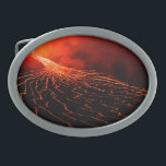 Boucle De Ceinture Ovale éruption volcanique<br><div class="desc">éruption volcanique</div>