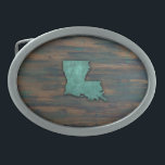 Boucle De Ceinture Ovale Forme Turquoise rustique Louisiane<br><div class="desc">Forme Turquoise rustique Louisiane</div>