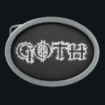 Boucle De Ceinture Ovale Goth<br><div class="desc">Goth</div>
