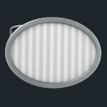 Boucle De Ceinture Ovale Gris clair et blanc<br><div class="desc">Le motif à rayures gris clair et blanc est un motif du passé, caractérisé par des rayures gris clair et blanc parallèles de différentes largeurs qui sont répétées à travers le motif. Ce motif fait référence au style classique et se caractérise par sa subtilité et son élégance. Les couleurs gris...</div>