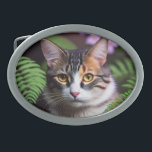 Boucle De Ceinture Ovale Lilah l'enfer de Tortoiseshell : Un Chat d'une bea<br><div class="desc">La photo de farniente autour est Lilah le chat tabby coloré</div>
