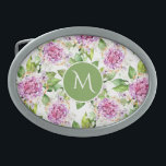 Boucle De Ceinture Ovale Monogramme Joli violet vert Aquarelle Florale<br><div class="desc">Monogramme Joli violet vert aquarelle Floral Belt Buckle dispose d'un joli modèle moderne violet et vert aquarelle motif floral avec votre monogramme personnalisé au centre. Personnalisez en modifiant le texte dans la zone de texte fournie. Conçu par ©Evco Studio www.zazzle.com/store/evcostudio</div>