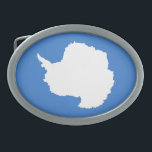 Boucle De Ceinture Ovale Patriotic Antarctica Flag<br><div class="desc">Patriotic flag of Antarctica.</div>