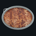 Boucle De Ceinture Ovale Poster de animal Brown de vache<br><div class="desc">Poster de animal Brown de vache</div>