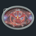 Boucle De Ceinture Ovale Pyrope Dragon Cosmique Oval Belt Buckle<br><div class="desc">Des confins du Cosmos viennent des créatures reptiliennes considérées comme du passé mystique. Chaque Dragon Cosmique représente une pierre précieuse. Lorsque vous portez cette boucle de ceinture Dragon Cosmique, vous pouvez dynamiser votre corps avec l'esprit d'un Dragon Cosmique. Soyez conscient de son puissant potentiel de puissance. . .Pyrope Dragon Cosmique...</div>