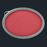 Boucle De Ceinture Ovale rouge Amaranthe (couleur solide)<br><div class="desc">rouge Amaranthe (couleur solide)</div>