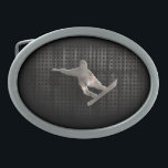 Boucle De Ceinture Ovale Snowboarding<br><div class="desc">Cool grunge métal industriel look snowboard snowboard snowboard snowboard snowboard sports d'hiver design. Idéal pour les cadeaux ! Disponible sur les tee - shirts, les boîtiers de smartphones, les mousepads, les porte - clés, les affiches, les cartes, les couvertures électroniques, les manches d'ordinateur portable / carnet, les casquettes, les tasses,...</div>