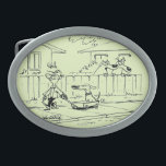 Boucle De Ceinture Ovale Un nouveau tour<br><div class="desc">Artiste : Art Bouthillier | il a été terriblement suffisant depuis qu'il a obtenu un R.V.</div>