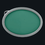 Boucle De Ceinture Ovale Vert bouteille (couleur solide)<br><div class="desc">Vert bouteille (couleur solide)</div>