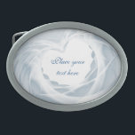 Boucle De Ceinture Ovale Voile de naissance<br><div class="desc">Voile romantique blanche nuptiale en forme de coeur. Parfait pour les fêtes d'anniversaire,  de mariage et de tout événement lié à l'amour.</div>