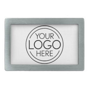 Boucle De Ceinture Rectangulaire Ajouter Votre Logo Entreprise Moderne Minimaliste