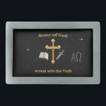 Boucle De Ceinture Rectangulaire Armée De Dieu<br><div class="desc">Armée de Dieu</div>