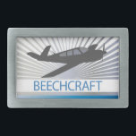 Boucle De Ceinture Rectangulaire Avions de Beechcraft<br><div class="desc">Le graphique vintage classique d'avion de style - Beechcraft - fait de grands cadeaux pour des pilotes d'étudiant, les instructeurs de vol, les pilotes privés, les propriétaires de métier d'air et tout qui aiment l'aviation. Cadeaux et chemises d'amants de pilote, d'avion et d'aviation. L'avion comporte de le moteur six cylindres,...</div>
