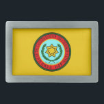 Boucle De Ceinture Rectangulaire Bande orientale du joint cherokee<br><div class="desc">La bande orientale des Indiens cherokee est la tribu de plus de 13000 membres vivant toujours dans la vieille patrie cherokee,  en Caroline du Nord.  Montrez votre respect en montrant cette image fière.</div>