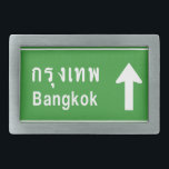 Boucle De Ceinture Rectangulaire Bangkok A ⚠ Voyage Autoroutier Thaïlandais ⚠<br><div class="desc">Funny Bangkok,  Thaïlande Devant Bilingue Thai Highway Traffic Signé écrit en thaï et en anglais Scripts. Vous pouvez redimensionner et customiser le signe. Notre magasin propose une grande sélection de T-shirts,  casquette,  tasses et bien plus encore,  tous avec des motifs inspirés du dialecte Isaan et de la langue thaïe.</div>