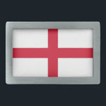 Boucle De Ceinture Rectangulaire Belt Buckle avec Drapeau d'Angleterre<br><div class="desc">Élégante boucle de ceinture avec drapeau d'Angleterre. Ce produit est personnalisable.</div>