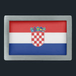 Boucle De Ceinture Rectangulaire Belt Buckle avec drapeau de la Croatie<br><div class="desc">Ajoutez une touche de fierté croate à votre garde-robe avec notre boucle à ceinture exclusive avec le drapeau de la Croatie! Réalisée avec une attention minutieuse aux détails, cette boucle à ceinture est plus qu’un simple accessoire fonctionnel, c’est une célébration du patrimoine et de la fierté culturelle de la Croatie....</div>