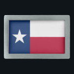 Boucle De Ceinture Rectangulaire Belt Buckle avec Drapeau de l'État du Texas<br><div class="desc">Élégante boucle de ceinture avec drapeau du Texas. États-Unis d'Amérique. Ce produit est personnalisable.</div>