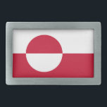 Boucle De Ceinture Rectangulaire Belt Buckle avec drapeau du Groenland<br><div class="desc">Montrez votre fierté groenlandaise avec notre boucle à ceinture exclusive avec le drapeau du Groenland ! Conçu pour le style et la durabilité, cette boucle à ceinture affiche fièrement le drapeau du Groenland, ce qui en fait un excellent accessoire pour ceux qui apprécient le patrimoine culturel du Groenland. Portée pour...</div>