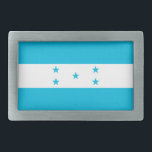 Boucle De Ceinture Rectangulaire Belt Buckle avec Drapeau du Honduras<br><div class="desc">Ajoutez une touche de fierté hondurienne à votre garde-robe avec cette boucle élégante à ceinture arborant le drapeau du Honduras ! Cette boucle à ceinture accrocheuse est conçue pour être à la fois un accessoire fonctionnel et une déclaration audacieuse de votre fierté nationale. Le design dynamique des drapeaux est bien...</div>