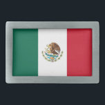 Boucle De Ceinture Rectangulaire Belt Buckle avec drapeau du Mexique<br><div class="desc">Ajoutez une touche de fierté mexicaine à votre collection d'accessoires avec notre boucle à ceinture exclusive avec le drapeau du Mexique! Conçu avec une attention minutieuse aux détails, cette boucle à ceinture est plus qu’un simple élément fonctionnel, c’est une célébration audacieuse de la culture et du patrimoine du Mexique. Le...</div>