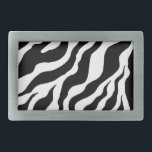 Boucle De Ceinture Rectangulaire Cadeau vintage Zebra Print Belt Buckle<br><div class="desc">Le design est d'art original.</div>
