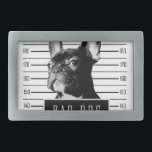 Boucle De Ceinture Rectangulaire Chemise de photo de bouledogue français<br><div class="desc">Est votre frenchie pour toujours entrant dans le préjudice et causant le problème,  mais vous aimez lui/elle oh tellement !</div>