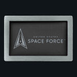Boucle De Ceinture Rectangulaire Conception patriotique de la Force spatiale des Ét<br><div class="desc">Célébrez la Force spatiale des États-Unis avec un design audacieux avec des éléments patriotiques. Parfait pour montrer l'admiration et le soutien d'une manière élégante et créative.</div>