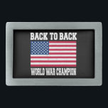 Boucle De Ceinture Rectangulaire de nouveau au champion arrière de guerre mondiale<br><div class="desc">de nouveau au champion arrière de guerre mondiale la boucle de ceinture est un cadeau frais pour les amis ou la famille.</div>