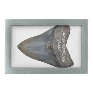 Boucle De Ceinture Rectangulaire Dent de requin de Megalodon