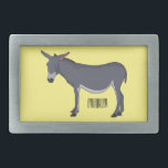 Boucle De Ceinture Rectangulaire Donkey cartoon<br><div class="desc">Donkey cartoon</div>