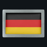 Boucle De Ceinture Rectangulaire Drapeau allemand<br><div class="desc">Le drapeau national de l'Allemagne.</div>
