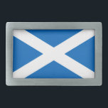 Boucle De Ceinture Rectangulaire Drapeau de l'Écosse - Bratach na h-Alba<br><div class="desc">Drapeau de l'Écosse - Bratach na h-Alba - Bannière de l'Écosse - Croix de Saint Andrew - Saltire</div>