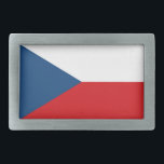Boucle De Ceinture Rectangulaire Drapeau de République Tchèque<br><div class="desc">Accueil au magasin de drapeau !  Sentez-vous libre pour customiser ceci pour répondre à vos besoins.  Ayez un jour merveilleux !</div>