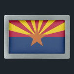 Boucle De Ceinture Rectangulaire Drapeau d'État de l'Arizona<br><div class="desc">Arizona is one beautiful state with many Even the state flag is colorful. Everyone loves to travel. Personnally, I would love to travel to all 50 states and explore outside countries. Since I sur from America, I will try to get the best of each state. Then adding from places like...</div>