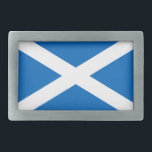 Boucle De Ceinture Rectangulaire Drapeau écossais Belt Buckle<br><div class="desc">Le drapeau écossais de St. Andrew's Cross.</div>