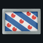 Boucle De Ceinture Rectangulaire Drapeau frison Pays-Bas région<br><div class="desc">Drapeau frison Pays-Bas région</div>