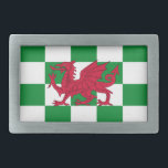 Boucle De Ceinture Rectangulaire Drapeau mystique de dragon celtique rouge du Pays<br><div class="desc">Destin d'un dragon : Drapeau pour les Celtes — Inspiré par la riche tapisserie de l'histoire et de la mythologie celtiques, le drapeau incorpore le symbolisme celtique traditionnel et un puissant dragon rouge. La palette de couleurs du drapeau, avec son vert éclatant et son blanc immaculé, évoque les paysages luxuriants...</div>
