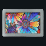 Boucle De Ceinture Rectangulaire Jolies plumes<br><div class="desc">Jolies plumes</div>