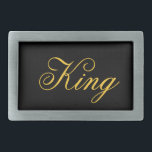 Boucle De Ceinture Rectangulaire King Belt Buckle<br><div class="desc">King Belt Buckle</div>