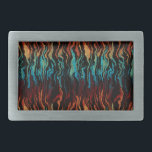 Boucle De Ceinture Rectangulaire L'abstrait incendie<br><div class="desc">L'abstrait incendie</div>