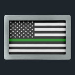 Boucle De Ceinture Rectangulaire Légère ligne verte : Anciens combattants patriotiq<br><div class="desc">Le drapeau de la Ligne verte mince est un symbole de soutien à l'armée américaine. La fine ligne verte représente les hommes et les femmes qui servent dans les forces armées, protégeant la nation et ses citoyens. Le drapeau est souvent affiché à côté du drapeau américain pour montrer sa reconnaissance...</div>
